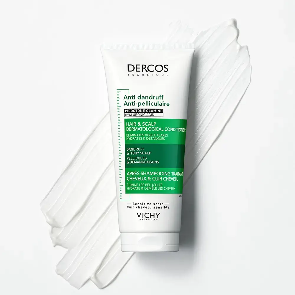 VICHY DERCOS Après-shampoing dermatologique CHEVEUX ET CUIR CHEVELU 200 ml