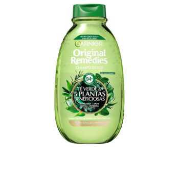 GARNIER REMÈDES ORIGINAUX shampooing au thé vert et 5 plantes bienfaisantes 400 ml