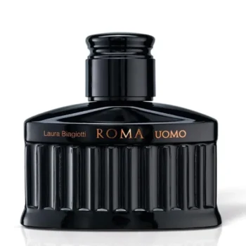 LAURA BIAGIOTTI ROMA UOMO NERO ESTREMO vettä parfum intense 75 ml, EAN 8059036001354
