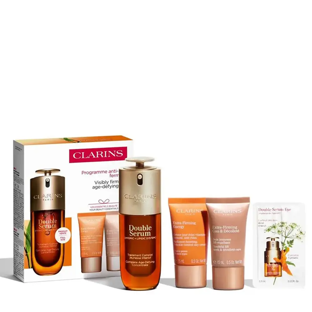 <span class="notranslate">CLARINS DOUBLE SERUM</span> set 4 pcs CLARINS DOUBLE SERUM set 4 pcs, EAN 3666057327391
