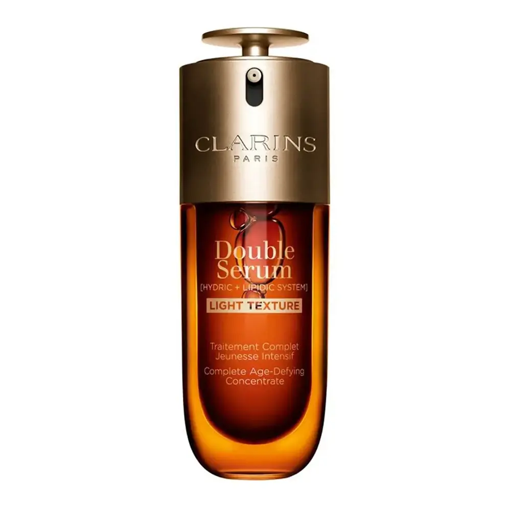 <span class="notranslate">CLARINS DOUBLE SERUM</span> LIGHT TEXTURE Complete Age-Defying Concentrate 75 ml CLARINS DOUBLE SERUM LIGHT TEXTURE Complete Age-Defying Concentrate 75 ml, EAN 3666057317675