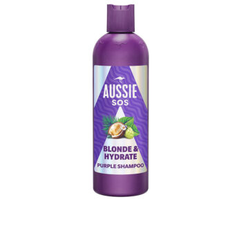 AUSSIE SOS BLONDE & HYDRATE Shampoing violet 300 ml