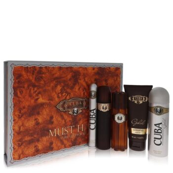Coffret cadeau Cuba Gold de Fragluxe – pour homme Coffret cadeau Cuba Gold de Fragluxe – pour homme