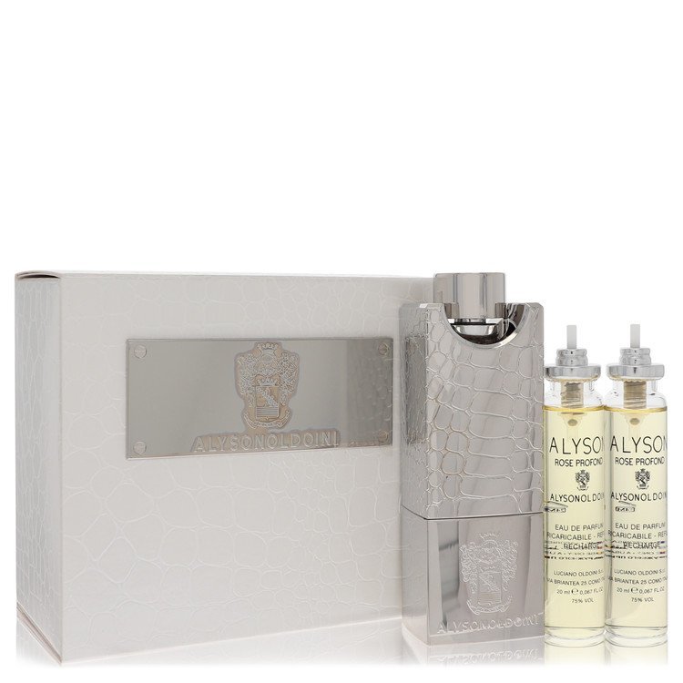 <span class="notranslate">ALYSON OLDOINI ROSE PROFOND</span> Eau De Parfum REFILLABLE INCLUDES 3 X 20 ML REFILLS AND ATOMIZER 60 ml for Women <span class="notranslate">ALYSON OLDOINI ROSE PROFOND</span> Eau De Parfum REFILLABLE INCLUDES 3 X 20 ML REFILLS AND ATOMIZER 60 ml for Women
