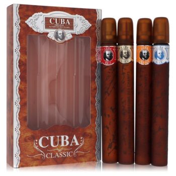 FRAGLUXE CUBA RED GIFT SET - CUBA VARIETY SET INCLUDES ALL FOUR 35 ml SPRAYS