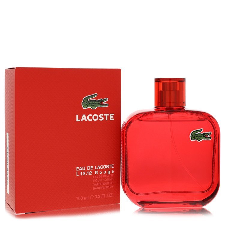 LACOSTE EAU DE LACOSTE L.12.12 ROUGE Eau De Toilette 100 ml pour Homme LACOSTE EAU DE LACOSTE L.12.12 ROUGE Eau De Toilette 100 ml pour Homme