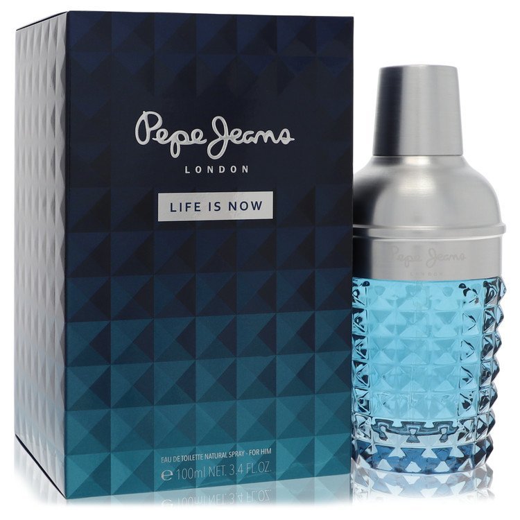 PEPE JEANS LONDON PEPE JEANS LIFE IS NOW Eau de Toilette 100 ml pour hommes PEPE JEANS LONDON PEPE JEANS LIFE IS NOW Eau de Toilette 100 ml pour hommes