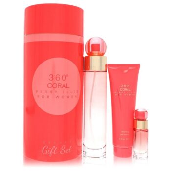 PERRY ELLIS 360 CORAL Gift Set for Women
