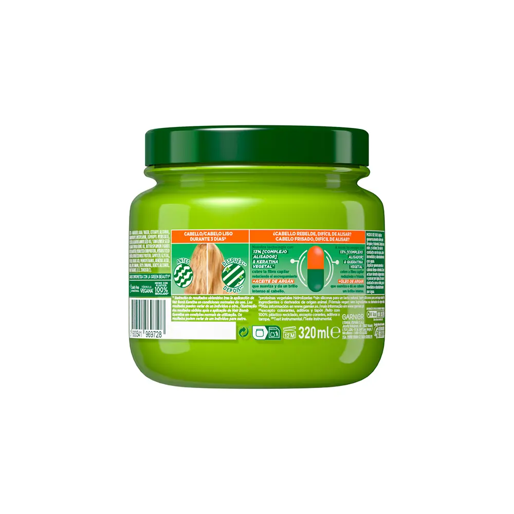 GARNIER FRUCTIS HIDRA LISO 72H mask 300 ml