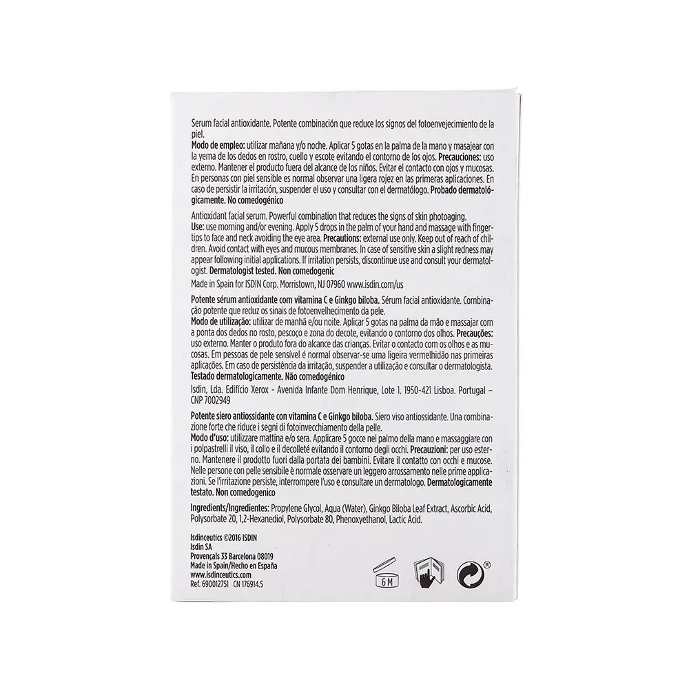 <span class="notranslate">ISDIN ISDINCEUTICS</span> flavo c serum 30 ml