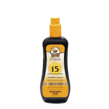 AUSTRALIAN GOLD SUNSCREEN SPF15 spray oil hydrating formula 237 ml