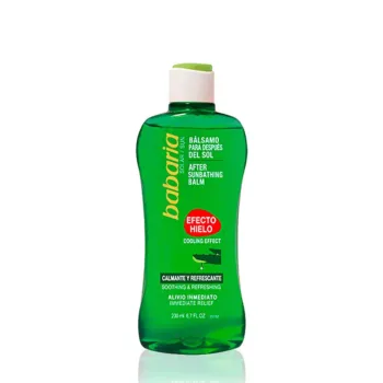 BABARIA SOLAR ALOE VERA AFTER SUN gel efecto hielo 200 ml
