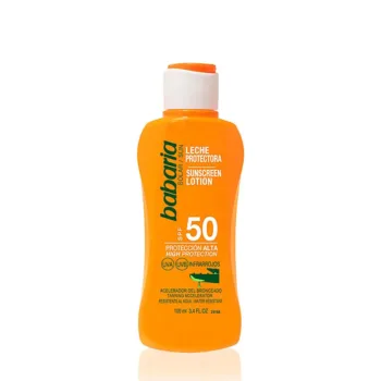 BABARIA Leche Protectora Solar con Aloe Vera SPF50 100ml
