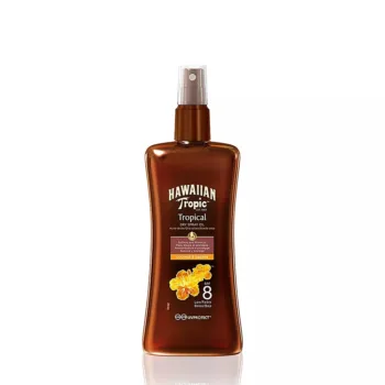 HAWAIIAN TROPIC COCONUT & PAPAYA dry oil SPF8 spray 200 ml