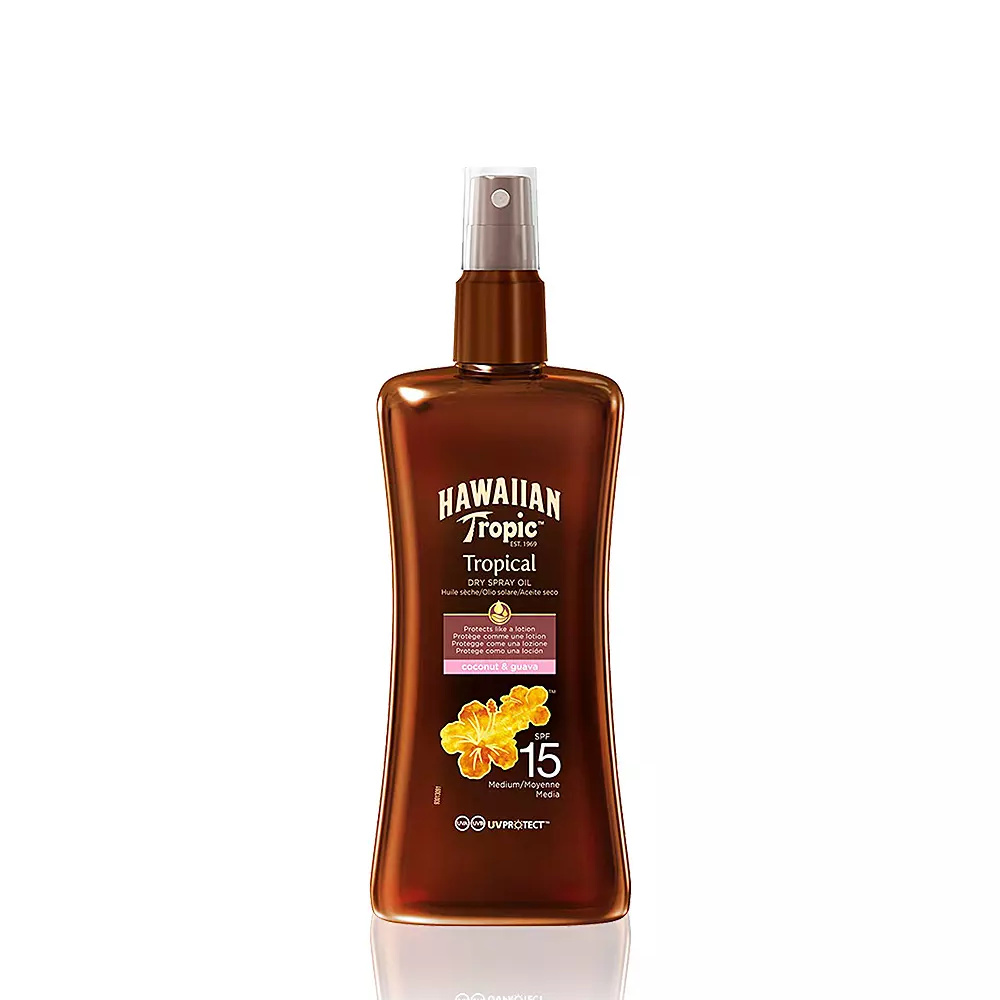 HAWAIIAN TROPIC COCONUT & GUAVA dry oil SPF15 spray 200 ml HAWAIIAN TROPIC COCONUT & GUAVA dry oil SPF15 spray 200 ml