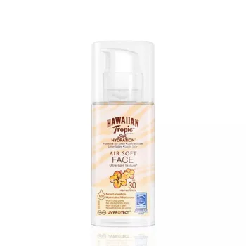 HAWAIIAN TROPIC SILK AIR SOFT FACE sun lotion SPF30 50 ml HAWAIIAN TROPIC SILK AIR SOFT FACE sun lotion SPF30 50 ml