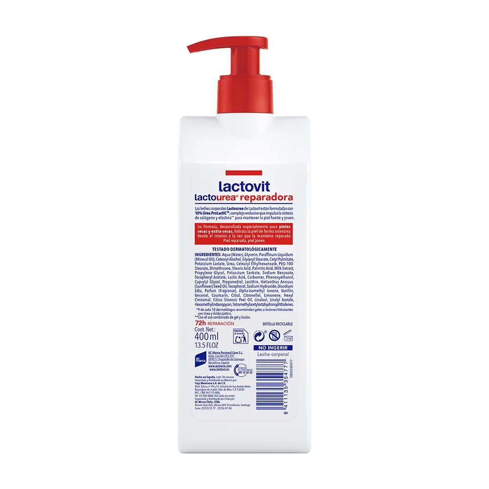LACTOVIT LACTO-UREA REPARADORA Latte Corpo 400 ml