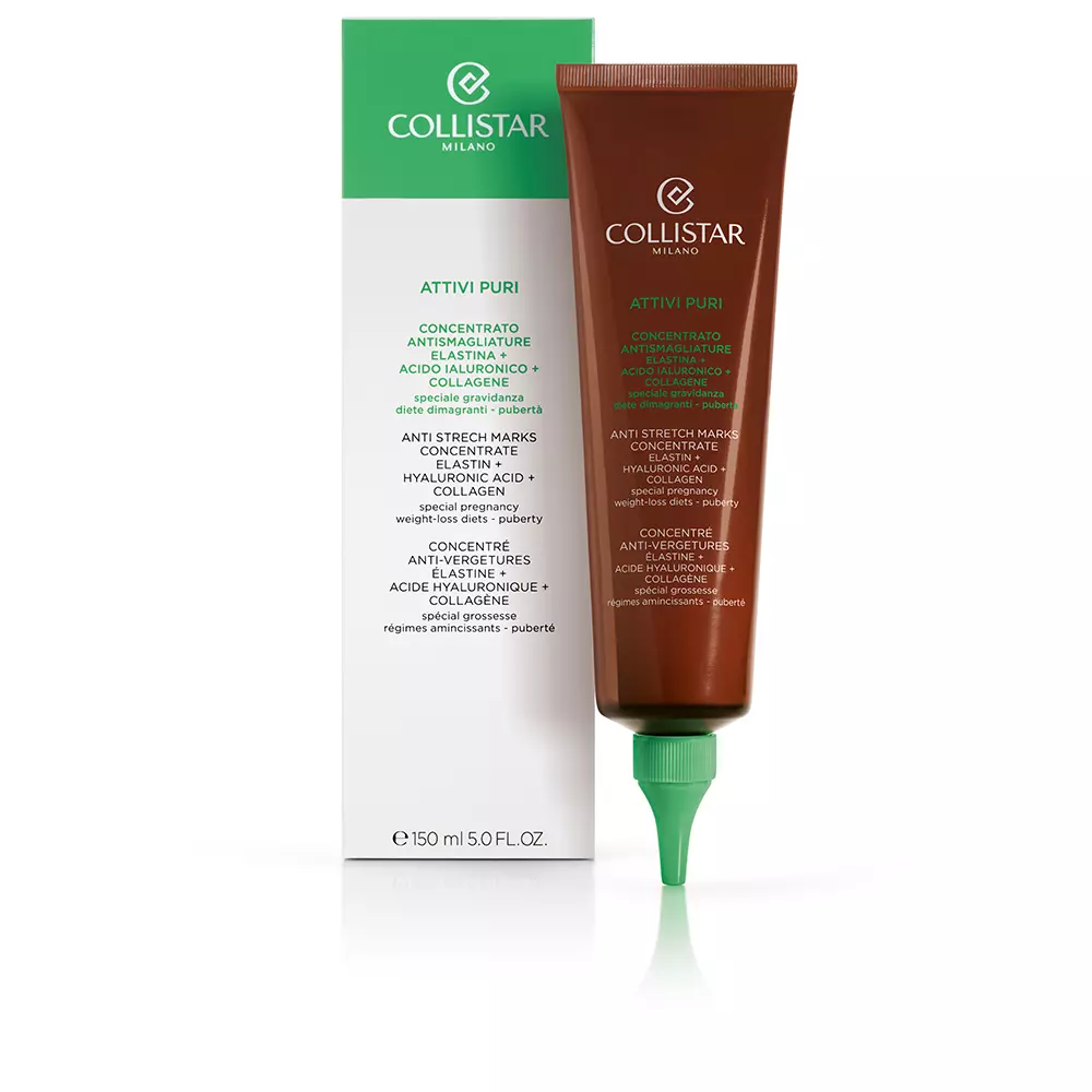 COLLISTAR ATTIVI PURI concentrate antiestras elastina + cido hialurnico + colgeno 150 ml