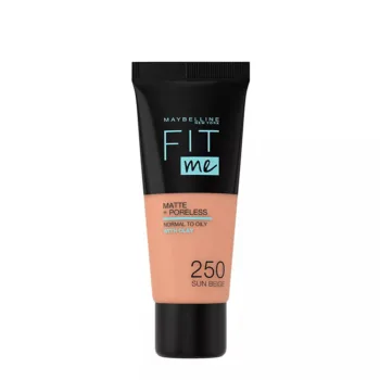 MAYBELLINE FIT ME MATTE+PORELESS foundation #250-sun beige