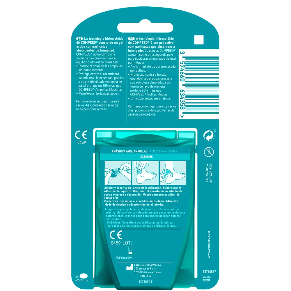 COMPEED Blisters extreme 5 dressings