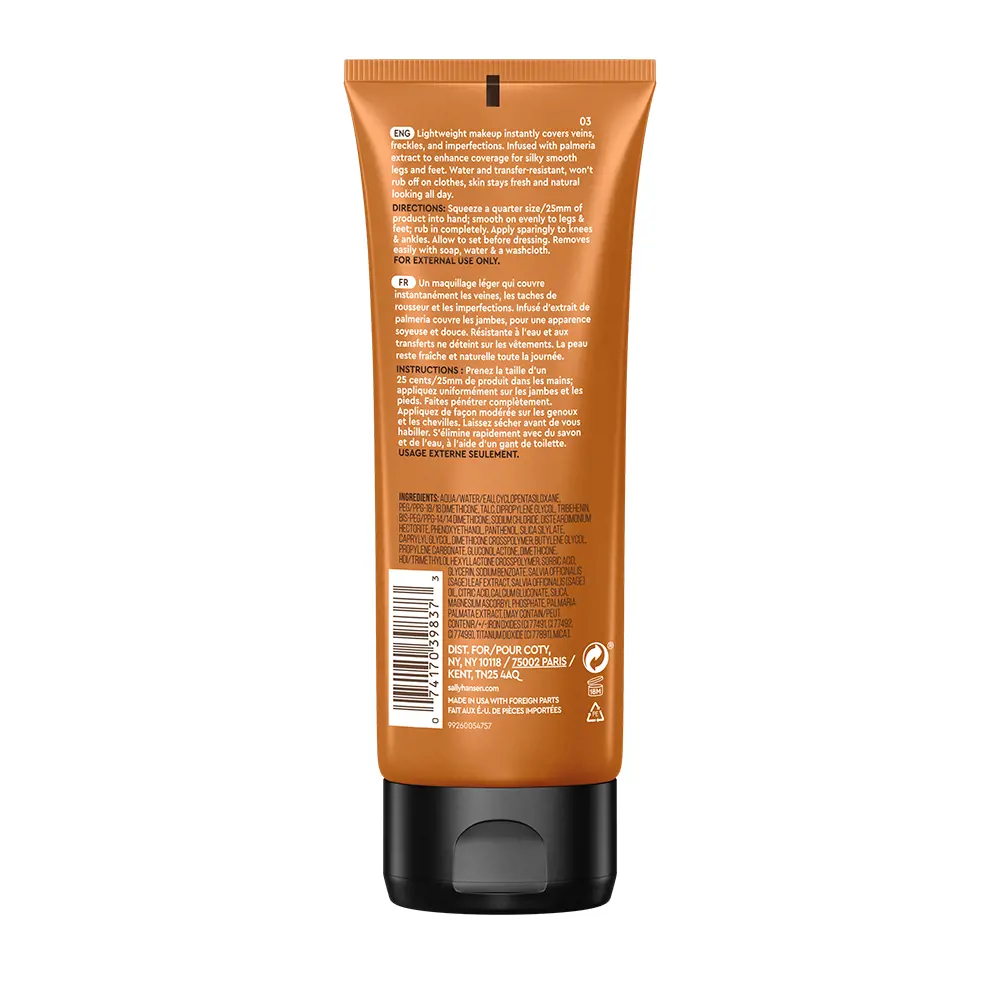 SALLY HANSEN AIRBRUSH LEGS make up lotion #tan