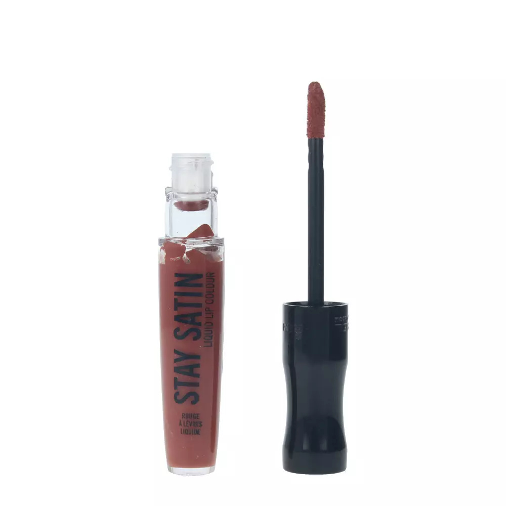 RIMMEL LONDON STAY SATIN liquid lip colour #740-bodacious 5.5 ml RIMMEL LONDON STAY SATIN liquid lip colour #740-bodacious 5.5 ml