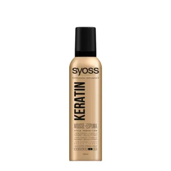 SYOSS KERATIN mousse flexible and brillo 250 ml