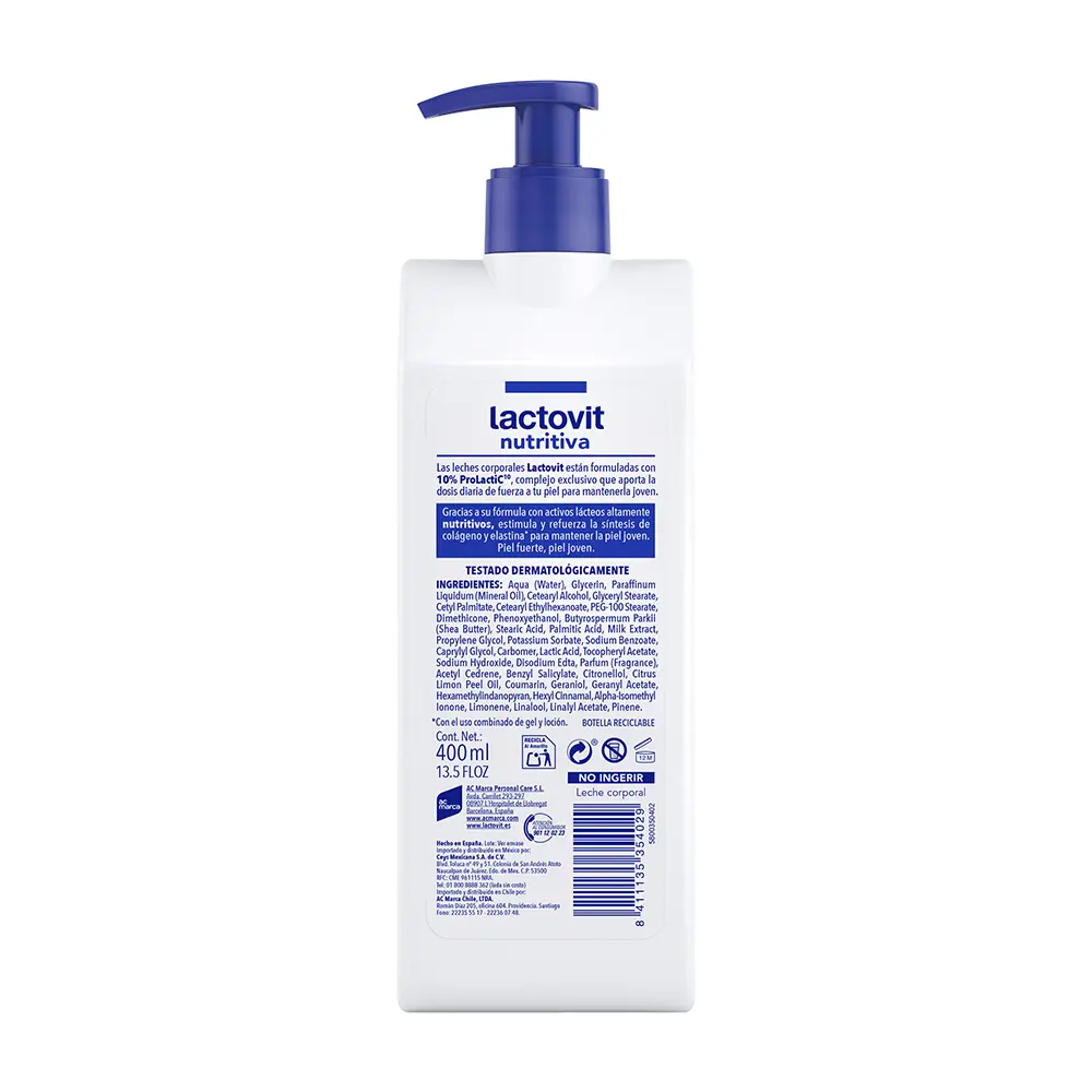 LACTOVIT ORIGINALE latte corpo nutriente 400 ml