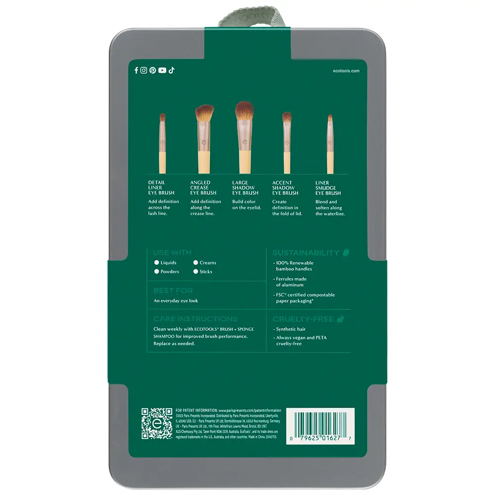 ECOTOOLS DAILY DEFINED EYE set 6 pz