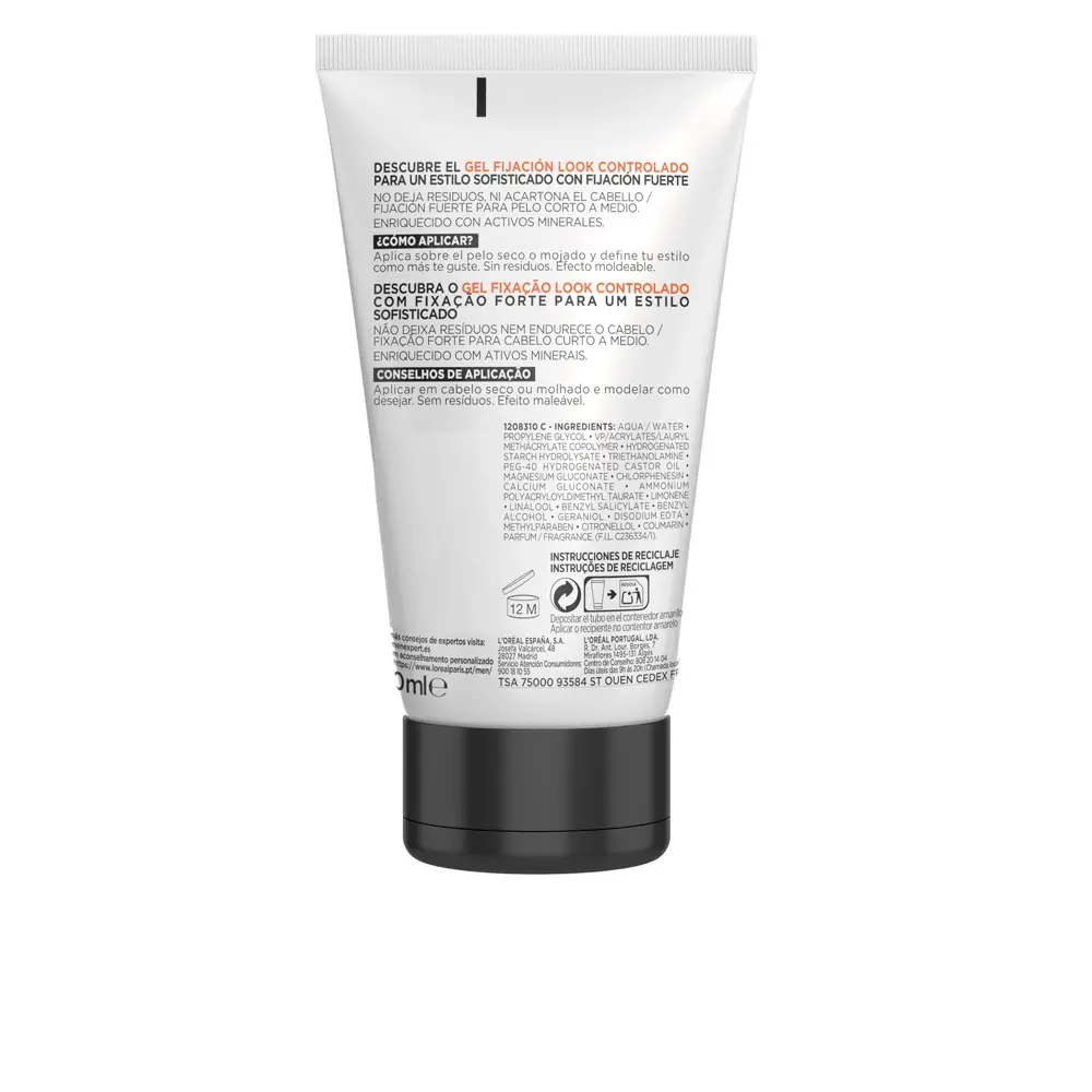 L'ORÉAL PARIS MEN EXPERT INVISICONTROL gel fijacin N8 150 ml