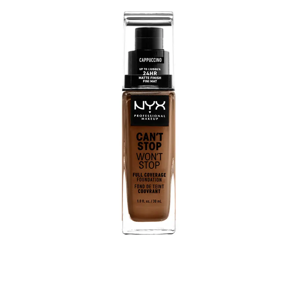 NYX PROFESSIONAL MAKE UP CAN'T STOP WON'T STOP full coverage foundation #cappucciono