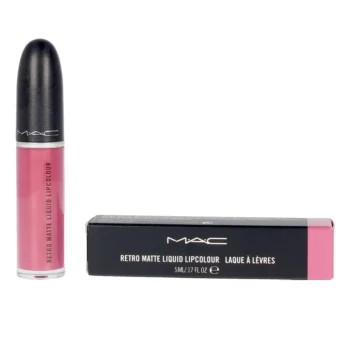 MAC RETRO MATTE liquid lip colour #metallic rose5