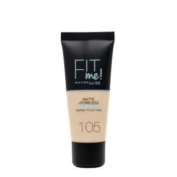 MAYBELLINE+ FIT ME! Foundation matte+poreless #105-natural ivory