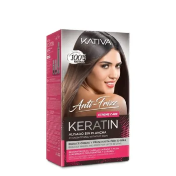 KATIVA KERATIN ANTI-FRIZZ straightening sin plancha xtrem care 30 das