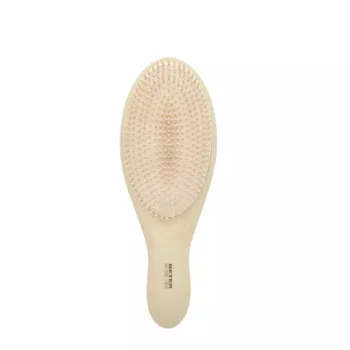 BETER DESLIA brush detangling natural fiber #beige 1 u