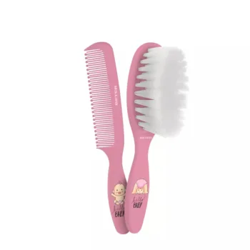 BETER CEPILLO&PEINE BEBE ROSA set 2 pcs