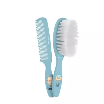 BETER CEPILLO&PEINE BEBE AZUL set 2 pcs