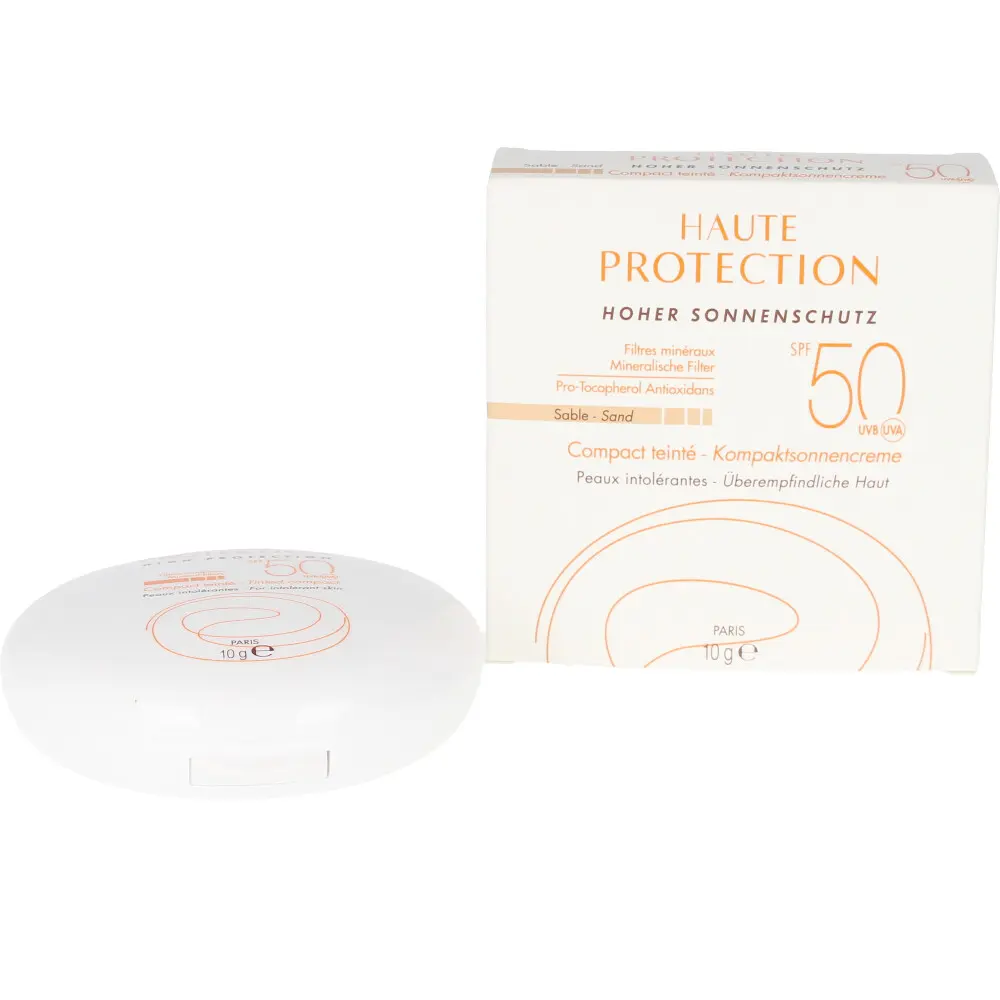 AVENE SOLAIRE HAUTE PROTECTION high protection tinted compact #sable