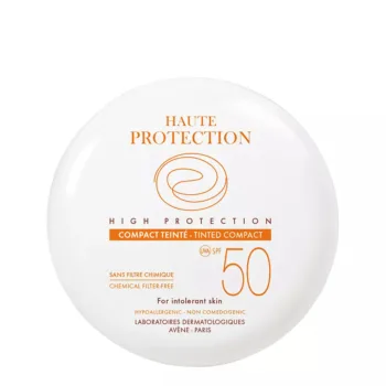 AVENE SOLAIRE HAUTE PROTECTION high protection tinted compact #sable