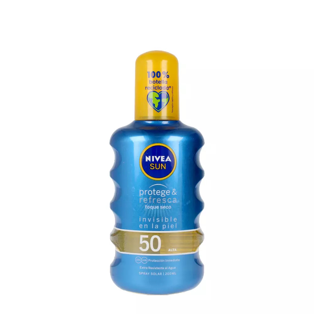 NIVEA SUN PROTEGE&REFRESCA spray solar dry SPF50 200 ml NIVEA SUN PROTEGE&REFRESCA spray solar dry SPF50 200 ml