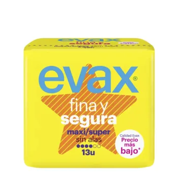 EVAX FINA&SEGURA compresas maxi 13 u