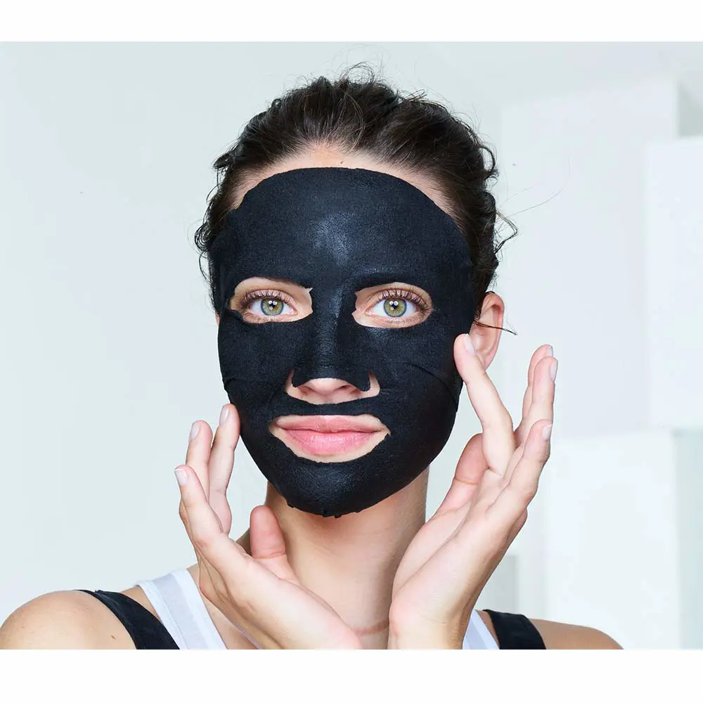 GARNIER PURE CHARCOAL black mask tissu detox effect 28 gr GARNIER PURE CHARCOAL black mask tissu detox effect 28 gr - Image 3