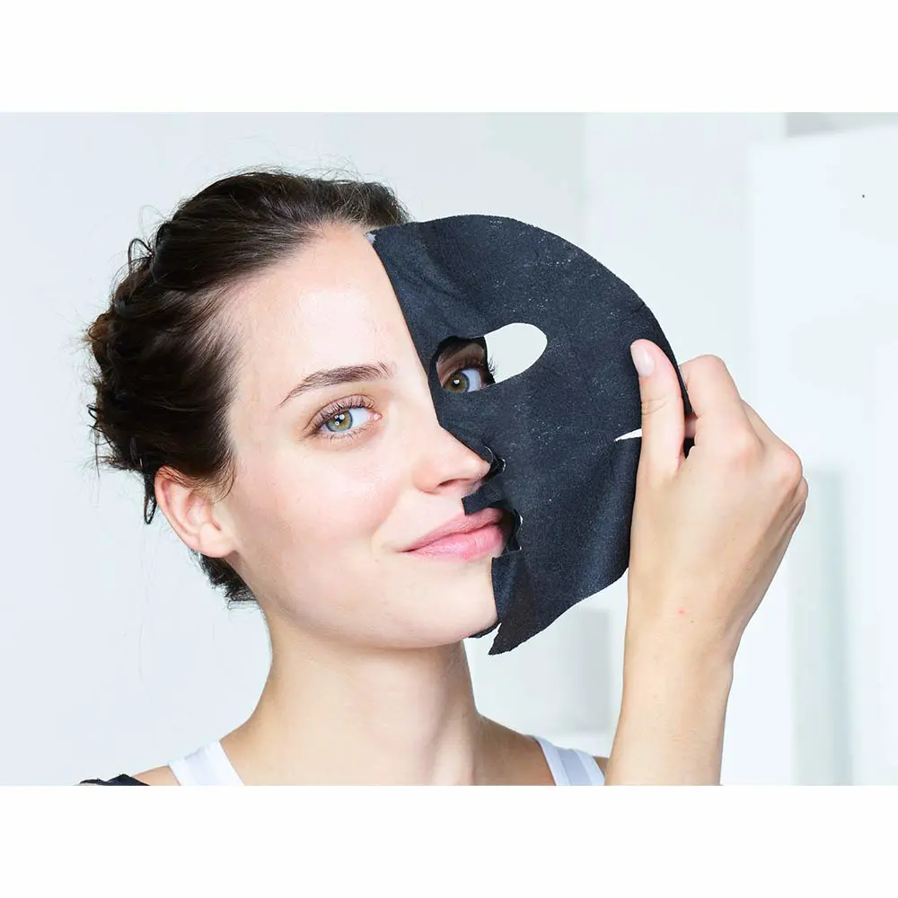 GARNIER PURE CHARCOAL black mask tissu detox effect 28 gr GARNIER PURE CHARCOAL black mask tissu detox effect 28 gr - Image 4