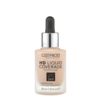 CATRICE+ HD LIQUID COVERAGE FOUNDATION lasts up to 24h #040-warm beige 30 ml
