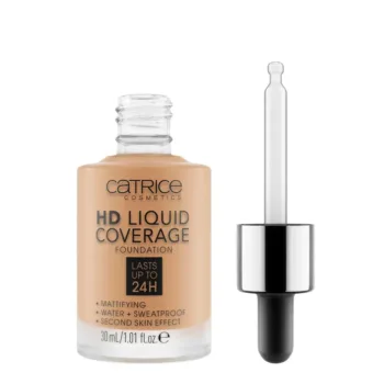 CATRICE HD LIQUID COVERAGE FOUNDATION lasts up to 24h #046-camel beige 30 ml