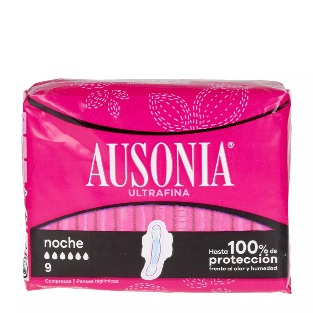 AUSONIA AUSONIA compresas night ultra 9 u AUSONIA AUSONIA compresas night ultra 9 u