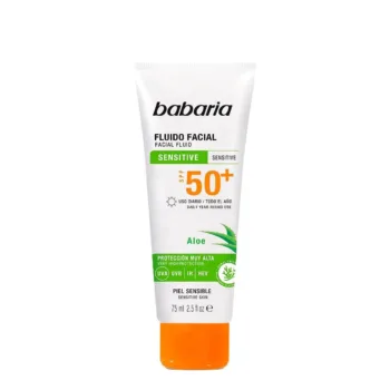 BABARIA SOLAR ADN SENSITIVE crème solaire visage SPF50 75 ml