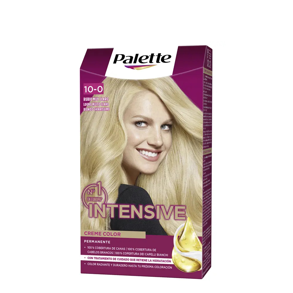 PALETTE PALETTE INTENSIVE dye #10-very light blonde 1 u PALETTE PALETTE INTENSIVE dye #10-very light blonde 1 u