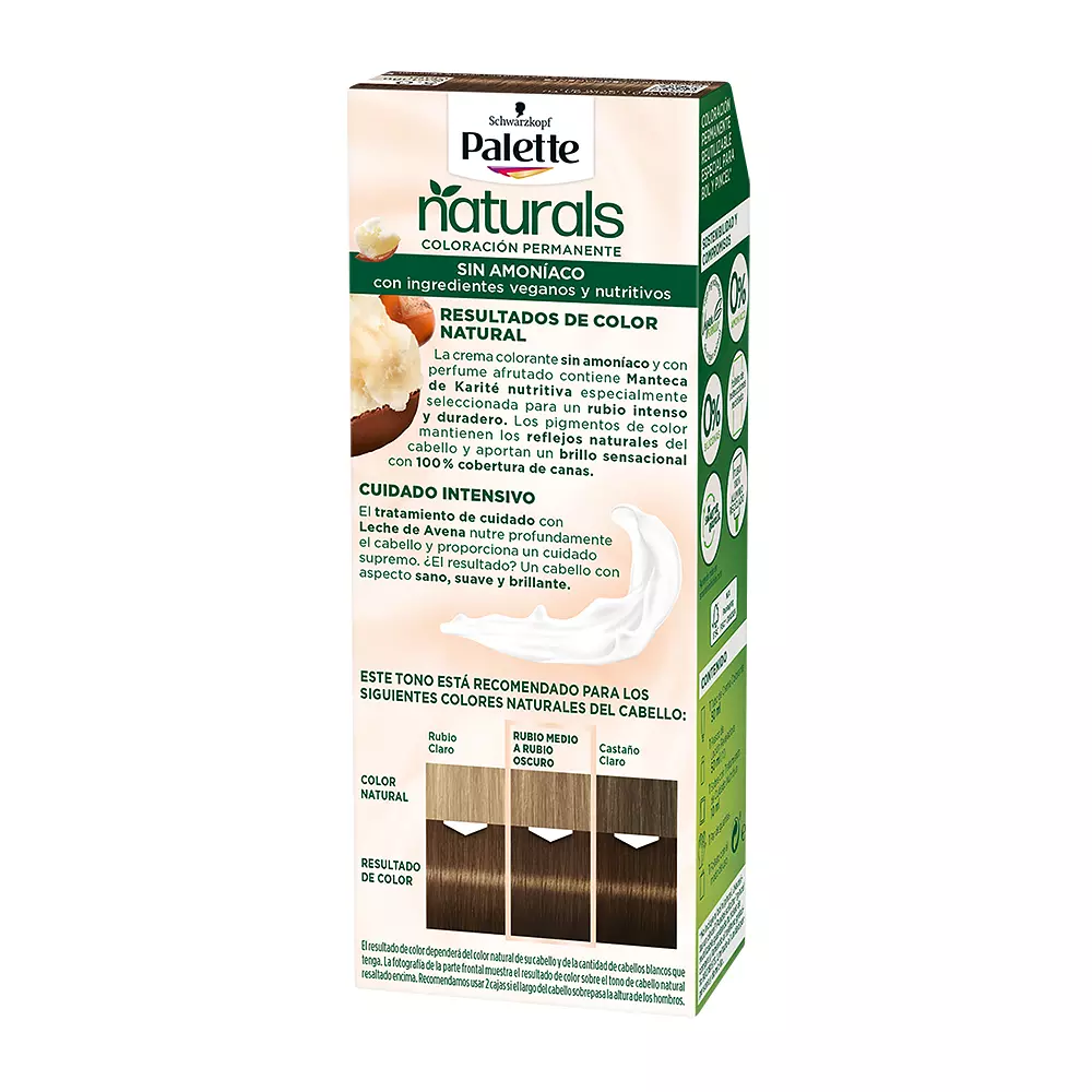 PALETTE PALETTE NATURAL dye #5.0-light chestnut 1 u