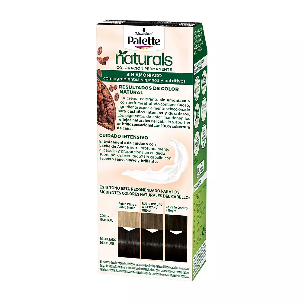 PALETTE PALETTE NATURAL dye #1.0-black 1 u